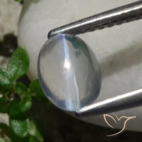 1.47克拉天然硅线石猫眼，椭圆形，透明