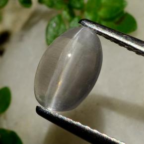 1.20克拉天然硅线石猫眼，椭圆形切割，透明