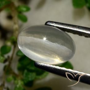 1.65克拉天然硅线石猫眼，椭圆形，透明