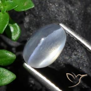 1.70克拉天然硅线石猫眼，椭圆形，透明