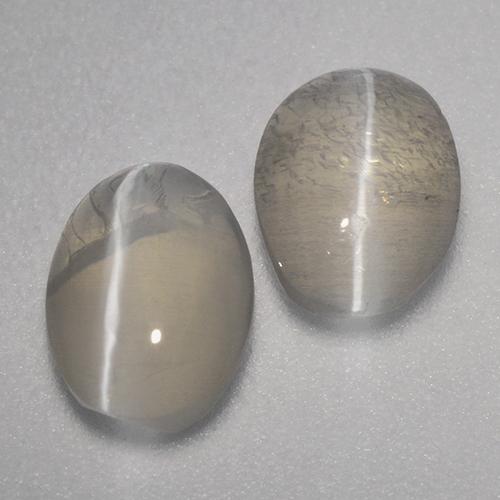 1.95克拉天然硅线石猫眼，椭圆形，透明