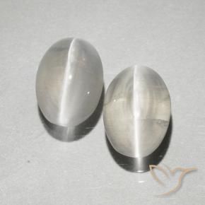 2.32克拉天然硅线石猫眼，椭圆形，透明