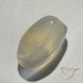 1.39克拉天然硅线石猫眼，椭圆形，透明