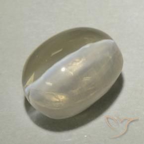 1.71克拉天然硅线石猫眼，椭圆形，透明
