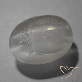 1.26克拉天然硅线石猫眼，椭圆形，透明