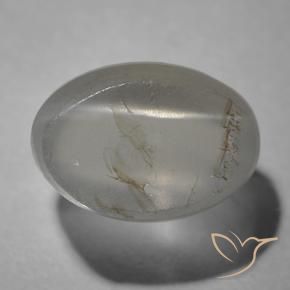 1.63克拉天然硅线石猫眼，椭圆形，透明