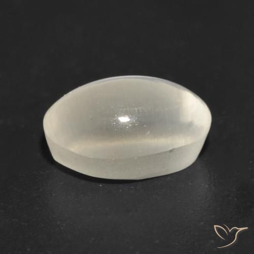 1.29克拉天然硅线石猫眼，椭圆形，透明