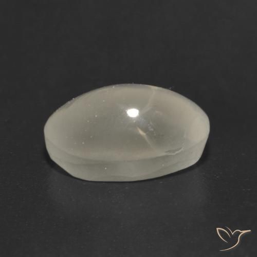 1.23克拉天然硅线石猫眼，椭圆形，半透明