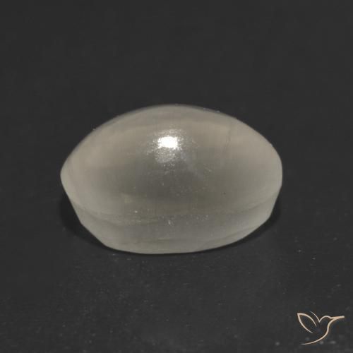 1.37克拉天然硅线石猫眼，椭圆形，半透明