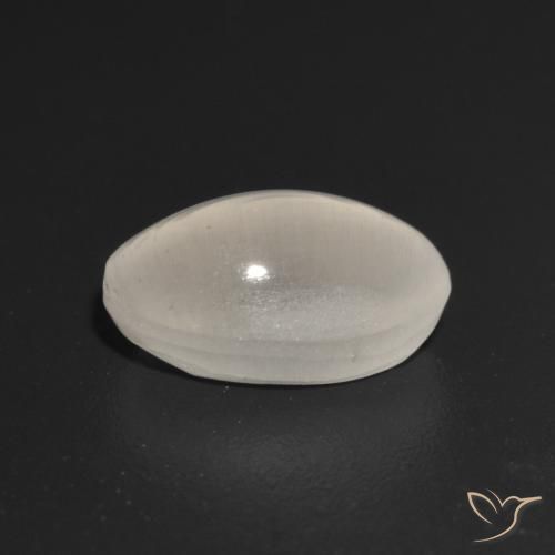 1.35克拉天然硅线石猫眼，椭圆形，透明