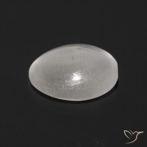 0.89克拉天然硅线石猫眼，椭圆形，透明