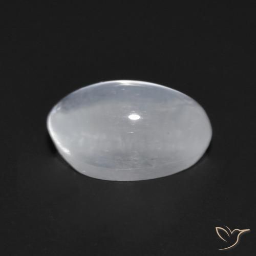 0.98克拉天然硅线石猫眼，椭圆形，透明