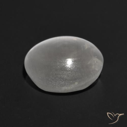 1.23克拉天然硅线石猫眼，椭圆形，透明