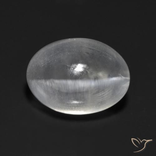 1.63克拉天然硅线石猫眼，椭圆形，透明