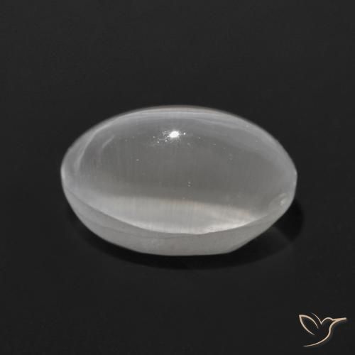 1.29克拉天然硅线石猫眼，椭圆形，透明