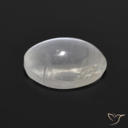 1.28克拉天然硅线石猫眼，椭圆形，透明