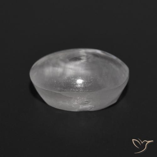 1.39克拉天然硅线石猫眼，椭圆形，透明