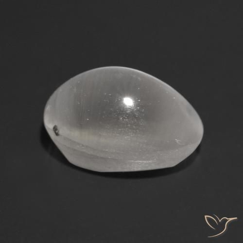 1.34克拉天然硅线石猫眼，椭圆形，透明