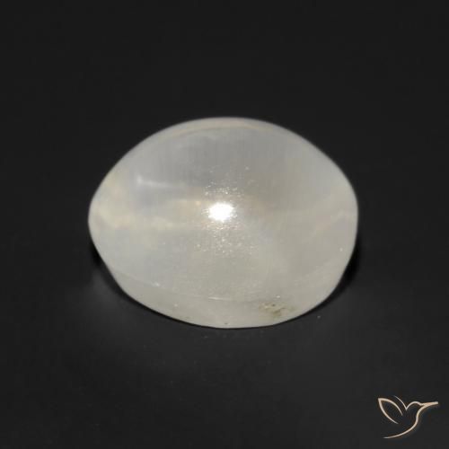 1.57克拉天然硅线石猫眼，圆形的，透明