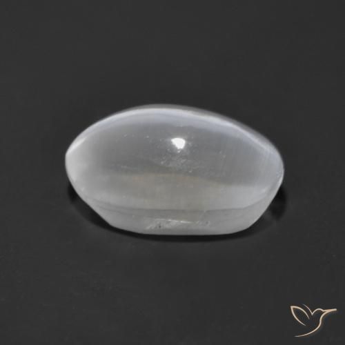 1.36克拉天然硅线石猫眼，椭圆形，透明