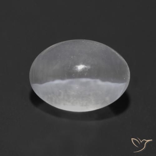 1.37克拉天然硅线石猫眼，椭圆形，透明