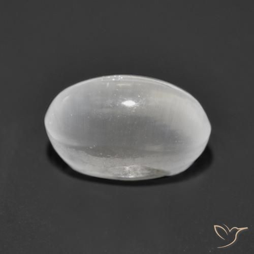 1.46克拉天然硅线石猫眼，椭圆形，透明