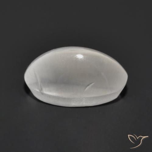 1.37克拉天然硅线石猫眼，椭圆形，透明