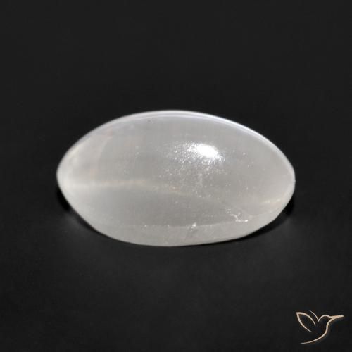 1.19克拉天然硅线石猫眼，椭圆形，透明