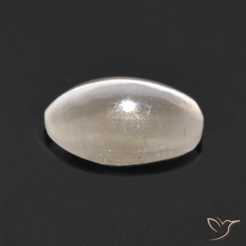 1.24克拉天然硅线石猫眼，椭圆形，半透明