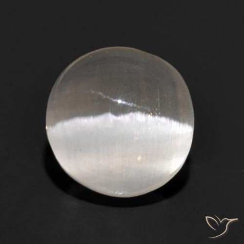 1.87克拉天然硅线石猫眼，圆形的，半透明