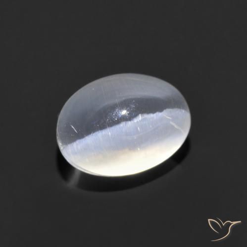 1.43克拉天然硅线石猫眼，椭圆形，透明