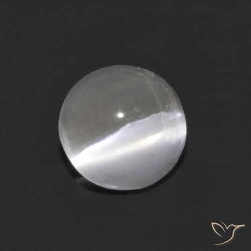 0.93克拉天然硅线石猫眼，椭圆形，透明