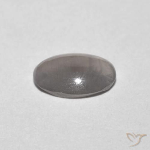 0.73克拉天然硅线石猫眼，椭圆形，透明