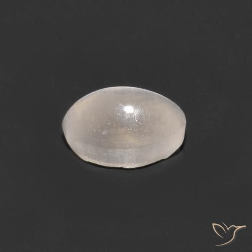 0.68克拉天然硅线石猫眼，椭圆形，透明