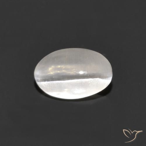 0.84克拉天然硅线石猫眼，椭圆形，透明
