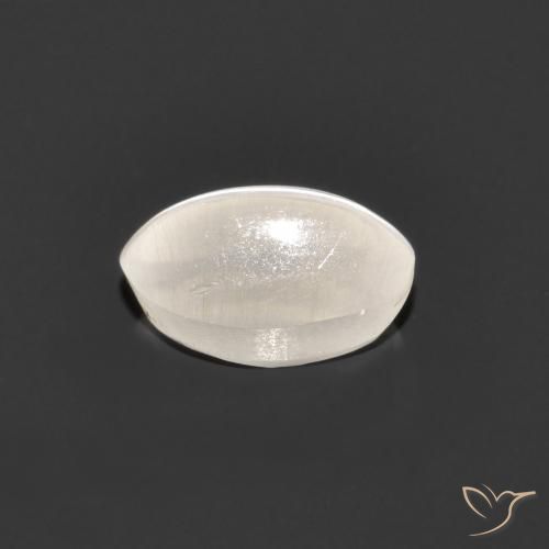 0.84克拉天然硅线石猫眼，椭圆形，透明