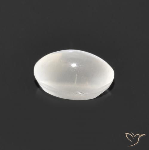 0.90克拉天然硅线石猫眼，椭圆形，透明