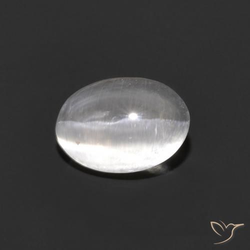 0.84克拉天然硅线石猫眼，椭圆形，透明