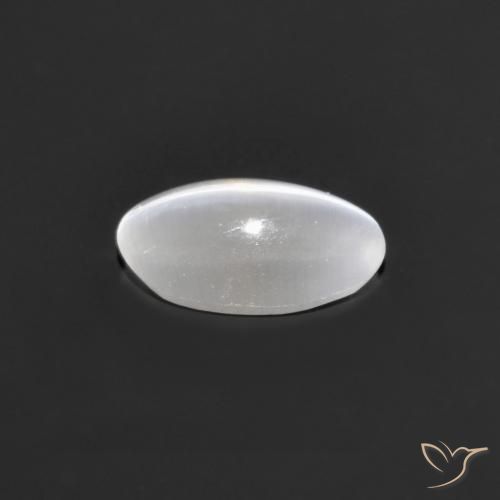 0.77克拉天然硅线石猫眼，椭圆形，透明