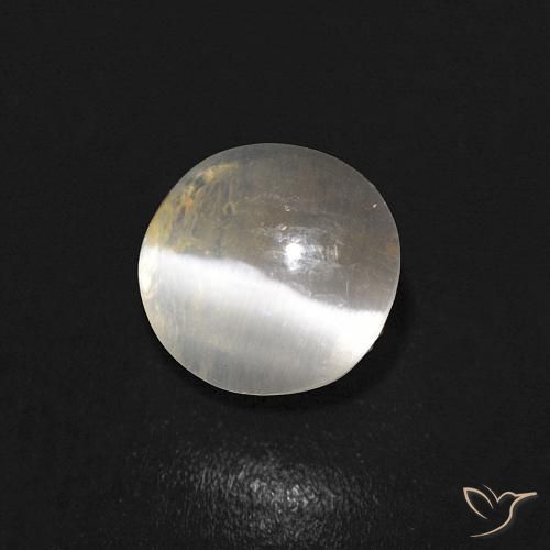 0.99克拉天然硅线石猫眼，椭圆形，透明