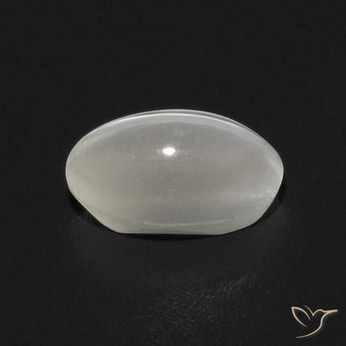 1.12克拉天然硅线石猫眼，椭圆形，透明