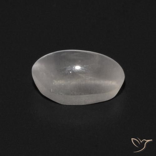 0.86克拉天然硅线石猫眼，椭圆形，透明