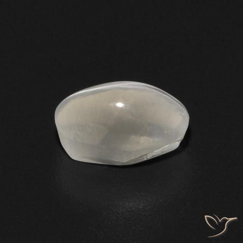 0.89克拉天然硅线石猫眼，椭圆形，透明