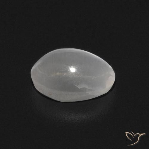 0.84克拉天然硅线石猫眼，椭圆形，透明