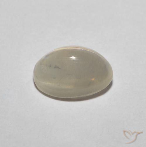 1.51克拉天然硅线石猫眼，椭圆形，半透明