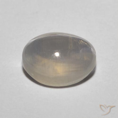 1.72克拉天然硅线石猫眼，椭圆形，半透明