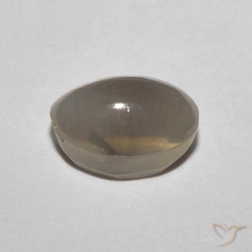 1.32克拉天然硅线石猫眼，椭圆形，半透明