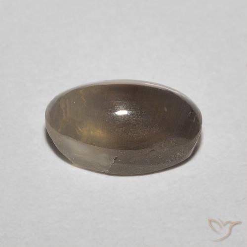 1.20克拉天然硅线石猫眼，椭圆形，半透明