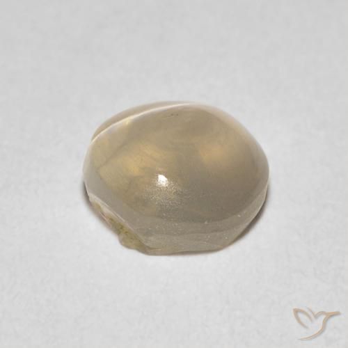 1.04克拉天然硅线石猫眼，椭圆形，透明