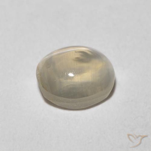 1.08克拉天然硅线石猫眼，椭圆形，透明